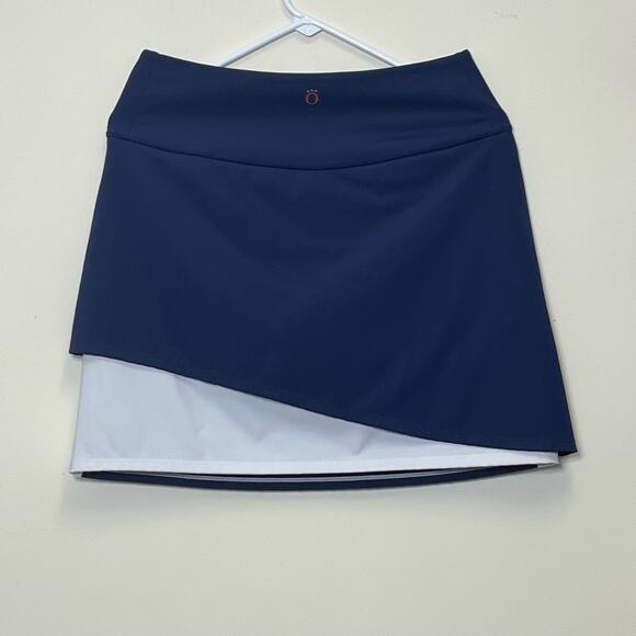 Kinona Wrap It Up Navy Golf Skort Small - Picture 2 of 8